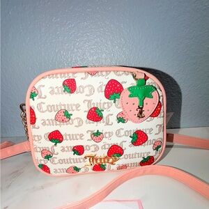 Juicy Couture Strawberry Pattern Crossbody Bag